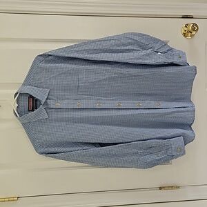 Vineyard Vines Long Sleeve Blue Plaid Shirt!